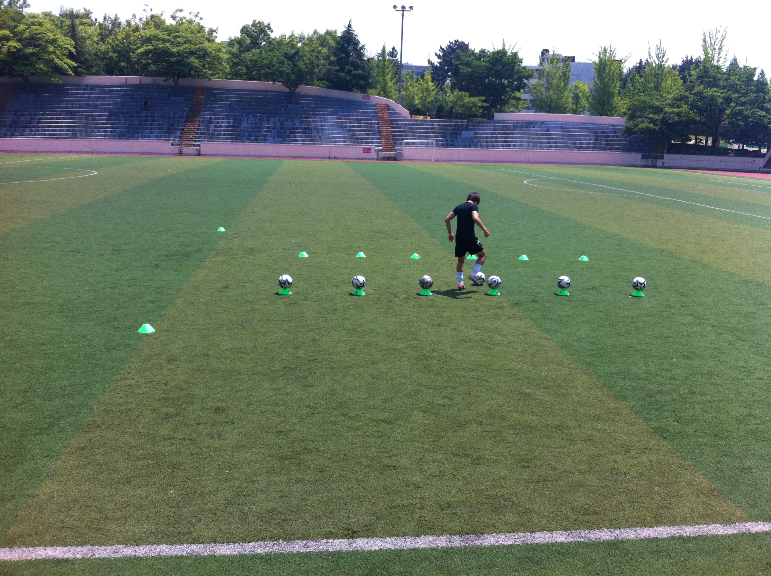 2012 축구 생활체육지도자3급자격증 실기시험 훈련.