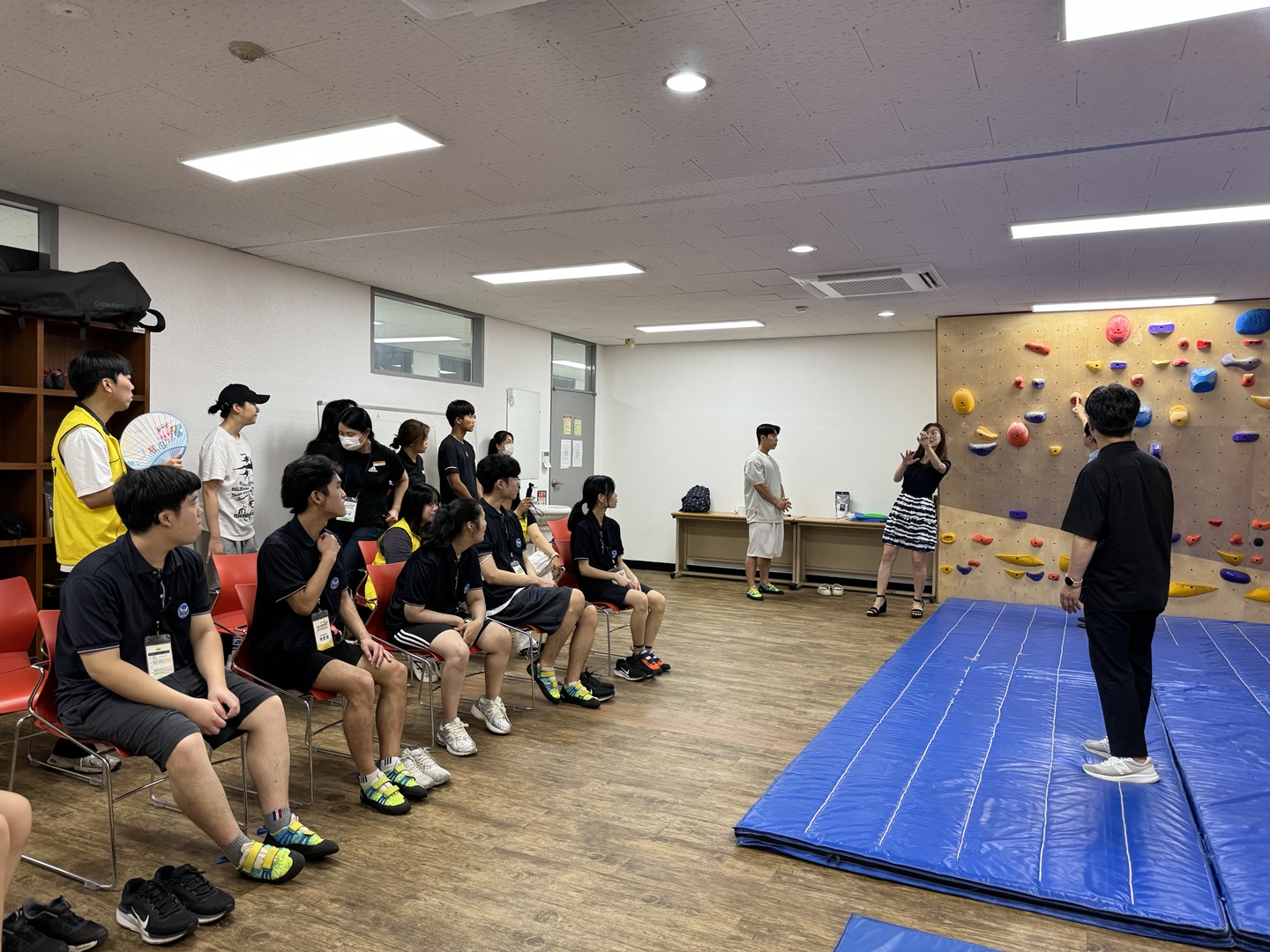 대구 영화학교 청각장애학생 스포츠클라이밍 체험